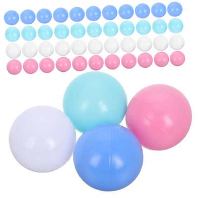 BESTonZON 200Pcs Small Plastic Ocean Balls for Playroom Fillers and Childsafe Materials for Family Interaction Ball Pit Games and Party Decorations