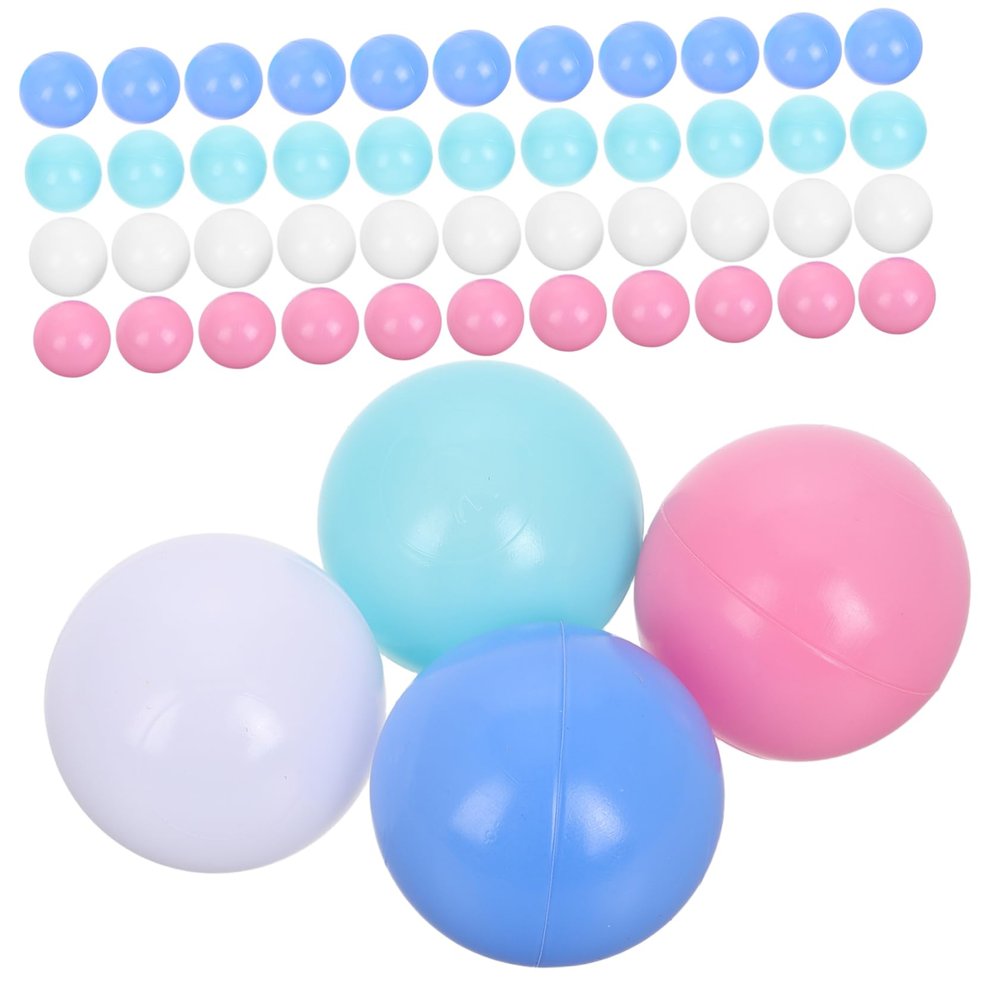 BESTonZON 200Pcs Small Plastic Ocean Balls for Playroom Fillers and Childsafe Materials for Family Interaction Ball Pit Games and Party Decorations
