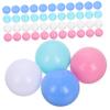 BESTonZON 200Pcs Small Plastic Ocean Balls for Playroom Fillers and Childsafe Materials for Family Interaction Ball Pit Games and Party Decorations view 1