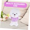 CORHAD 2Pcs Plush Bear Hoodies Outfit Soft Replacement Clothes for Stuffed Cute Plush Accessories for Creative Play and for Plush Bears and Dolls view 3