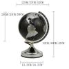 JDXQBLD World Globe Metal Base World Globe Home Office Business Globe Size Optional Black Globe view 2