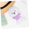 BRIGHTFUFU 2Pcs Plush Bear Doll Costumes Cute Hooded Clothes for Soft Overalls Stylish Accessories for Stuffed Animals Enhance Playability and Creativity Fit for Plush Dolls view 4