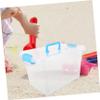 BESPORTBLE Portable Sandbox for Lid Handheld Sand Tray Storage Box for Sturdy Plastic Design for Organization for Beach and Backyard Fun view 4