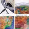 JDXQBLD Practical Desktop Globes with Blue Oceans Illuminated World Globe with Wooden Stand 7.8 or 11.8" Light Up Globes of Earth for Kids Decorative30cm with Light a view 4