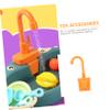 DECHOUS Play House Fake Faucet Interactive Simulation Water Faucet for Kitchen Role Play for Boys and Enhances Parent Bonding and Imaginative Play view 3