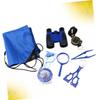 BESPORTBLE 1Set Observing Kit for Outdoor Wilderness Observation Tools with Telescope Magnifying Lens Lightweight and for Hiking Camping and Expeditions Blue view 2