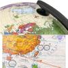 JDXQBLD Practical Globe 12.5 in World Globe with Black Stand Abs Educational Globe Unique Geographic Globes for Office Shelf Desktop Display Beautifully Decor view 2