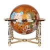 JDXQBLD Practical Globe Creativity Geographic Globes 720 Rotation Educational Globes Hand-Carved Four Gold Stand World Globes for Mapping Travels Beautifully Decor view 2