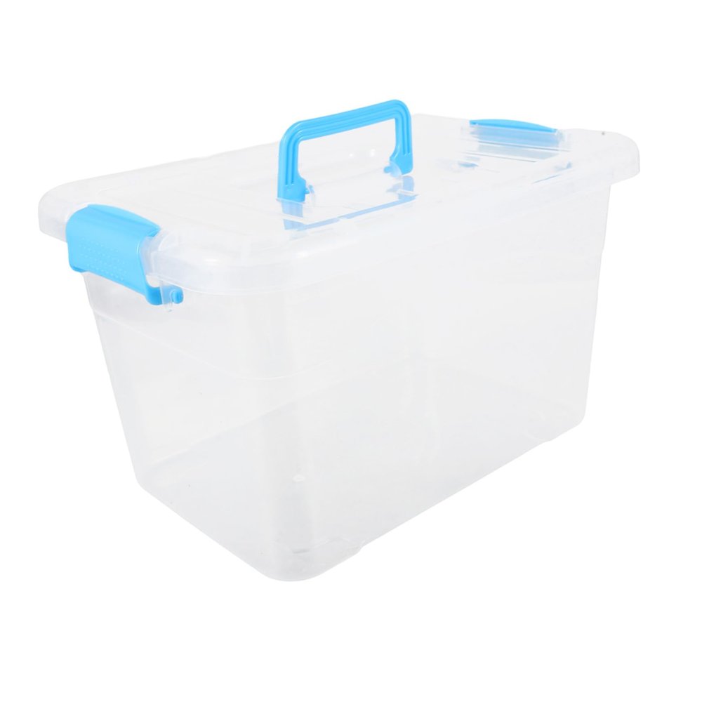 TOYANDONA Portable Plastic with Handle Capacity Outdoor Sand Tray for Multifunctional Storage Box for Sandbox Easy to Carry for Beach and Playroom Activities