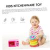 BESPORTBLE 2Pcs Kitchen Appliance Simulation for Fun Rice Cooker Microwave Play for Dollhouse Play and Creative Pretend Cooking Activities view 3