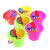 BESPORTBLE Beach Toy Set for Kids 4-Piece Beach Bucket and Sand Toy Set Colorful Plastic Playset for Boys and Girls and Educational Play Random Style view 1