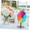 Amosfun Acrylic Spinning Wheel with Detachable Design Dry Erase Surface for Colorful Party Games Shows Carnivals and Holiday Events view 4