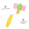 DECOMELODY 10Pcs Plastic Squeaky Hammer for and Beating Gavel Promotes Hand Eye Coordination and Parent Interaction for Learning and Fun view 2