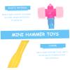 DECOMELODY 10Pcs Plastic Squeaky Hammer for and Beating Gavel Promotes Hand Eye Coordination and Parent Interaction for Learning and Fun view 3
