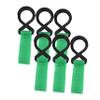 Abaodam 6Pcs Stroller Hooks for Hanging Bags Multi Functional Nylon Fastener Clips for Diaper Bags Accessories Stable for Strollers and Bikes view 1