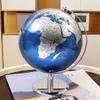 JDXQBLD Practical Globe High Clear World Globe Map Earth Globe Metal Base Stand Geographic Globe Unique Educational Globe for Home Office Beautifully Decor32cm Purple view 2