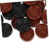 Abaodam 24Pcs Plastic Chess Pieces for Board Games Round Checkers Game Accessories for Home School and Travel Elegant Design for Enhanced Gaming Experience view 3