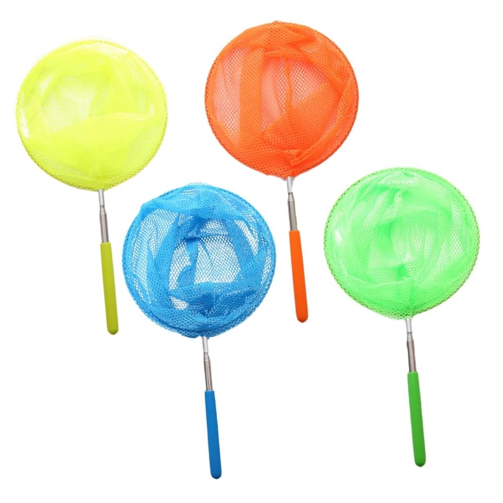 CORHAD 4Pcs Extendable Telescopic Nets for Insect and Butterfly Catching Tool for Outdoor Exploration and Play