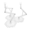 Abaodam Action Figure Display Stand with Height Flexible Head Base for Doll Models Compatible with Mg Hg Rg Figures Clear Design for Realistic Showcase view 1