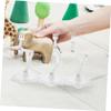 Abaodam Action Figure Display Stand with Height Flexible Head Base for Doll Models Compatible with Mg Hg Rg Figures Clear Design for Realistic Showcase view 4