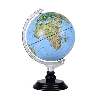 JDXQBLD Practical Globe 10'' World Globe Learning Educational World Globes Rotatable Bilingual Geographic Globes Unique Globes for Home Office Beautifully DecorC