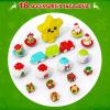 Baby Christmas Tree Toy with Topper Star: Montessori Christmas Tree Set with DIY Train Set&Tracks, Finger Puppets Snowman/Reindeer/Santa Tumblers for Toddlers Must Have Xmas Birthday Gift Indoor Decor view 3