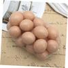 FUNNETOYU 20Pcs Decorative Fake Chicken Eggs Realistic Simulation Eggs for DIY Crafts Graffiti and Easter Decorations Material for Creative Hand Painted Projects view 2