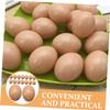 FUNNETOYU 20Pcs Decorative Fake Chicken Eggs Realistic Simulation Eggs for DIY Crafts Graffiti and Easter Decorations Material for Creative Hand Painted Projects view 4