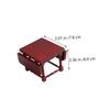 Abaodam 1Set Table Chair Simulated Furniture for Dollhouses House Accessories Lightweight and Safe Decoration for DIY Projects for Miniature Enthusiasts view 2