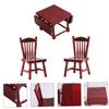 Abaodam 1Set Table Chair Simulated Furniture for Dollhouses House Accessories Lightweight and Safe Decoration for DIY Projects for Miniature Enthusiasts view 4