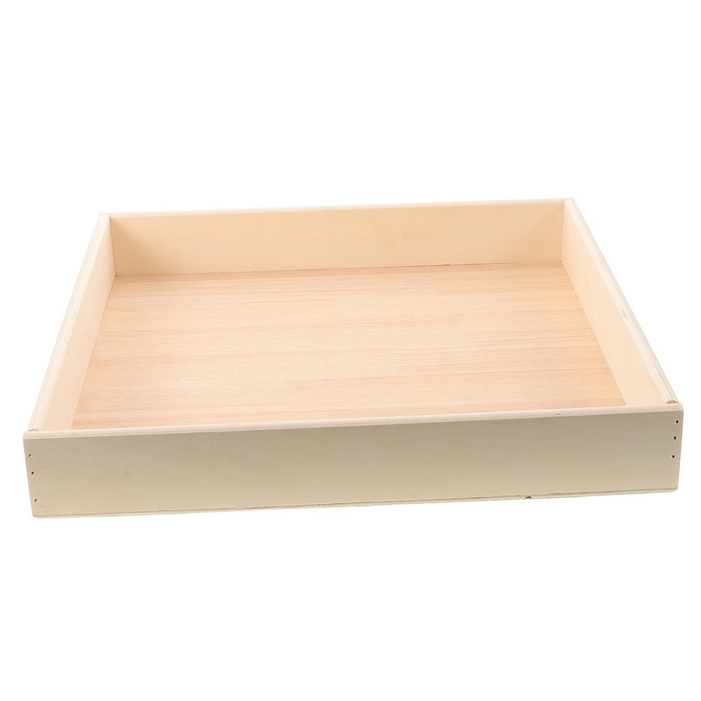 Abaodam Sandbox Wooden Play Tray for Indoor Outdoor Activities Sand Tray for Creative Desktop Play Sturdy Design for Fun