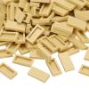 PATIKIL 555 Pcs Flat Blocks Bulk, 1x2 Square Apricot Classic Tiles Smooth Surface Mini Building Blocks Accessories Compatible Bricks Kits for Building Floor Walls Mosaic Pixel Arts view 1