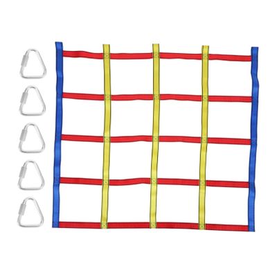 Abaodam 1Set Colorful Climbing Net Outdoor Plaything for Physical Training and Fun Lightweight Design for Boys for Family Bonding Exercise