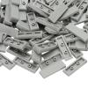 PATIKIL 122 Pcs Flat Blocks Bulk, 1x3 Square Light Gray Classic Tiles Smooth Surface Mini Building Blocks Accessories Compatible Bricks Kits for Building Floor Walls Mosaic Pixel Arts view 1