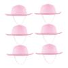 GALPADA 6Pcs DIY Blank Straw Hat for Painting Parties and Beach Fun Creative Craft Activity for Boys for Kindergarten and Home Use view 1