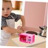 Hohopeti 2Pcs Kitchen Appliance Simulation Rice Cooker and Microwave for Pretend Play Safe and Fun Home Appliance Model for Boys for Creative Playhouse Activities view 3