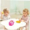 Hohopeti 2Pcs Kitchen Appliance Simulation Rice Cooker and Microwave for Pretend Play Safe and Fun Home Appliance Model for Boys for Creative Playhouse Activities view 4