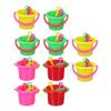 Abaodam 40Pcs Mini Beach Sand Bucket for Sand Buckets for Outdoor Fun and Coordination Development for Boys and Beach Play view 1