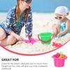 Abaodam 40Pcs Mini Beach Sand Bucket for Sand Buckets for Outdoor Fun and Coordination Development for Boys and Beach Play view 4