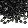 PATIKIL 333 Pcs Flat Blocks Bulk, 1x1 Square Black Classic Tiles Smooth Surface Mini Building Blocks Accessories Compatible Bricks Kits for Building Floor Walls Mosaic Pixel Arts view 1