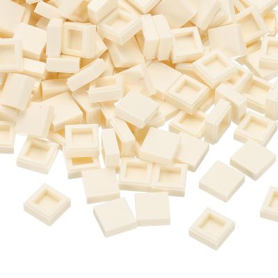 PATIKIL 333 Pcs Flat Blocks Bulk, 1x1 Square White Classic Tiles Smooth Surface Mini Building Blocks Accessories Compatible Bricks Kits for Building Floor Walls Mosaic Pixel Arts