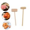 Cabilock 20pcs Mini Toys Toy Hammers Wood Mallets for Boys and Girls Adults Food Mallet Household Mini Hammer Solid Wood view 1