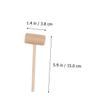 Cabilock 20pcs Mini Toys Toy Hammers Wood Mallets for Boys and Girls Adults Food Mallet Household Mini Hammer Solid Wood view 2
