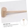 Cabilock 20pcs Mini Toys Toy Hammers Wood Mallets for Boys and Girls Adults Food Mallet Household Mini Hammer Solid Wood view 4