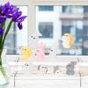 GRIRIW 2Pcs Acrylic Display Stand Transparent Riser Shelf for Jewelry Figures Models Sturdy Support for Home Office Showcase Efficient Space Usage view 4