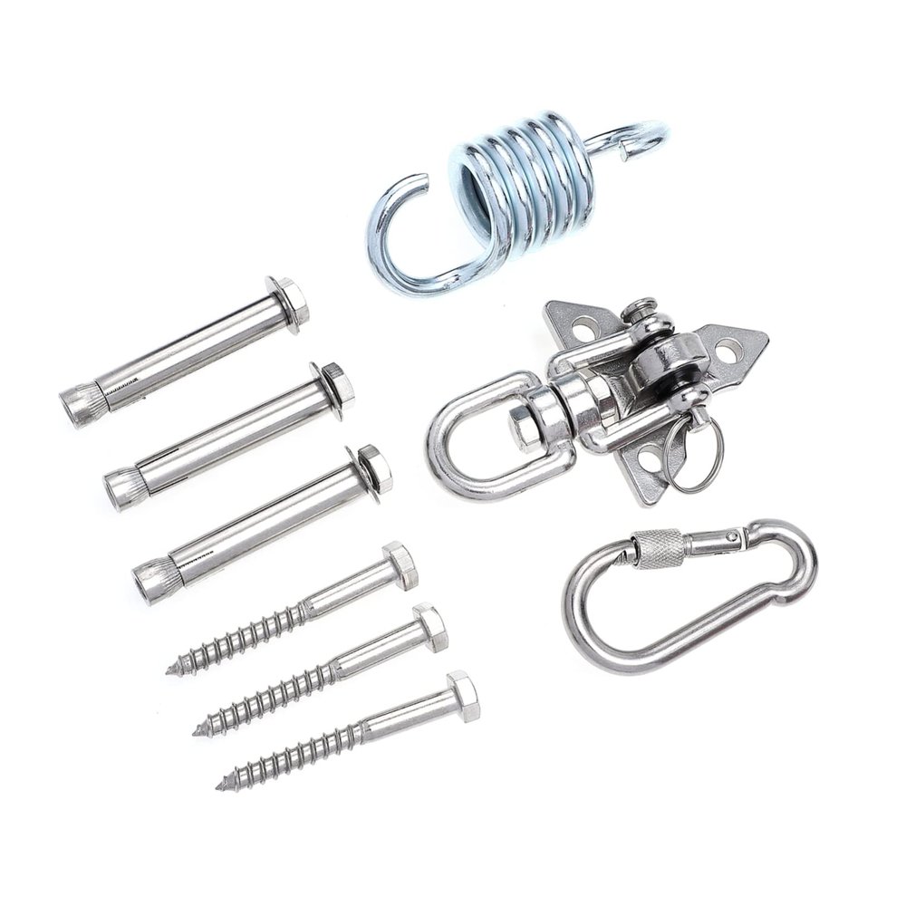 Abaodam 1Set Heavy Duty Hammock Hook Professional Hanging Kit for Outdoor Swing Chairs Easy Installation Strong Load Bearing Capacity for Hammocks and Fitness
