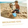 LIOOBO 1Set Portable Beach Bucket with Shovels for Fun Outdoor Sand Play Accessories for and Sandbox Activities view 3