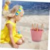LIOOBO 1Set Portable Beach Bucket with Shovels for Fun Outdoor Sand Play Accessories for and Sandbox Activities view 4