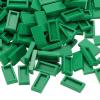 PATIKIL 555 Pcs Flat Blocks Bulk, 1x2 Square Green Classic Tiles Smooth Surface Mini Building Blocks Accessories Compatible Bricks Kits for Building Floor Walls Mosaic Pixel Arts view 1