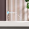Abaodam 1Set Transparent Action Figure Stands with Ornaments Model Display Holders for Anime Figurines for Home and Office Decor view 4